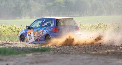 Andreas Schramm und Sindy Schneider holten rund um Bad Schmiedeberg im VW Polo GTI einen Klassensieg. 