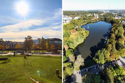 Mit dem Wegfall der Bergstraße sollen der Konkordiapark und der Schloßteichpark zu einer großen Grünfläche werden.