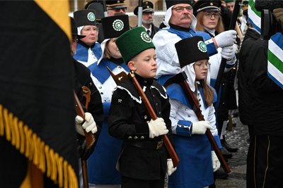 Viele Kinder und Jugendliche waren unter den Teilnehmern der Bergparade.