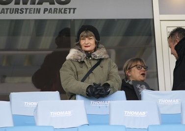 Sie war auch im Stadion: die Chemnitzer Rathauschefin Barbara Ludwig.