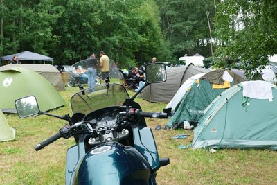 Anders als in den vergangenen beiden Jahren herrschte auf dem Campingplatz diesmal reges Treiben.