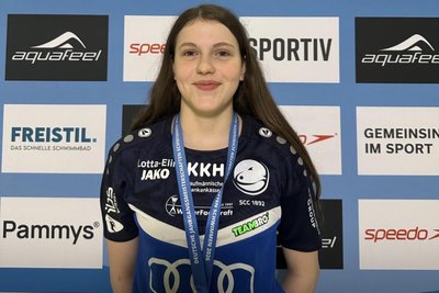Lotta-Elin Wunderlich gewann in Berlin zwei Silbermedaillen.