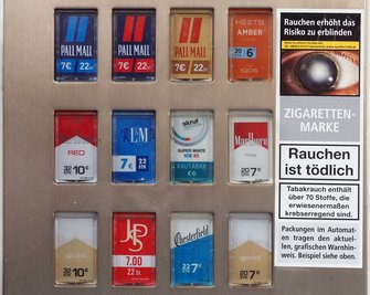 Statt einzelner Schachteln ließen Unbekannte in Oberschöna gleich den ganzen Zigarettenautomaten mitgehen (Symbolbild).