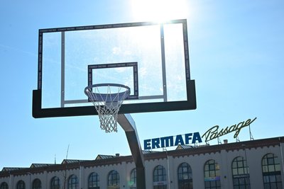 Die Basketballfelder im Konkordiapark bleiben in der kommenden Woche gesperrt.