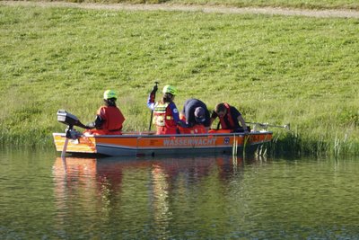 Auch die Wasserwacht war im Einsatz.