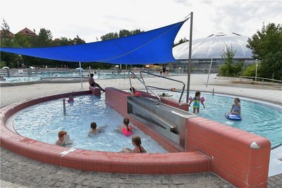 Am Freitag war im Johannisbad in Freiberg reger Betrieb. 