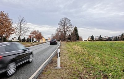 An der Perlaser Straße, zwischen Norma und Umgehungsstraße, ist ein Einkaufszentrum mit Rewe-, Lidl- und Drogerie-Markt geplant. 