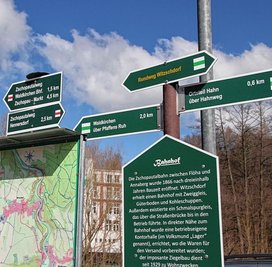 Witzschdorf ist Ausgangspunkt für mehrere Wanderstrecken. Neben dem Sportplatz will die Gemeinde Gornau dieses Jahr einen Wanderparkplatz errichten. 