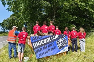 Acht Jugendliche der Jungen Gemeinde Halsbrücke haben sich an der 48-Stunden-Aktion des Kreisjugendrings Mittelsachsen beteiligt.
