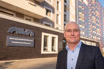 Ulrich Jacob steht seit rund zwei Jahren als alleiniger Geschäftsführer an der Spitze der städtischen Wohnungsbaugesellschaft (WBG).