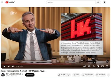Spitze Zunge als scharfe Waffe: Jan Böhmermann im "Magazin Royal"