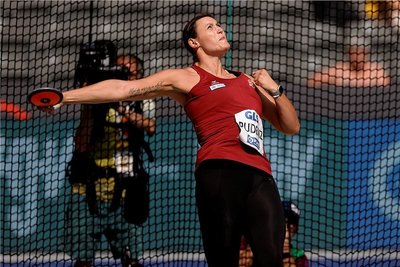 Diskuswerferin Kristin Pudenz vom SC Potsdam gehört zu den wenigen deutschen Mitfavoriten bei der WM in Eugene. 