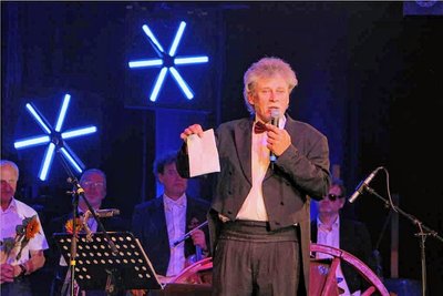 Henry Schneider bei der Landmaschinensinfonie, die diesmal zum letzten Mal erklingen wird.