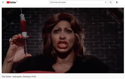 Gefährlich: Tina Turner als Acid Queen in "Tommy".