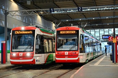 Nichts fährt mehr könnte es im Januar auch bei der Citybahn in Chemnitz heißen. Die GDL will streiken.