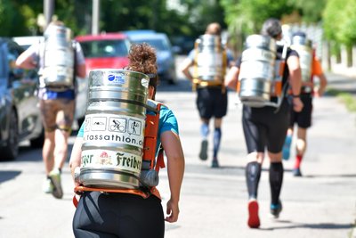 An der Fassathlon-Weltmeisterschaft im vergangenen Jahr in Freiberg nahmen 74 Athleten teil.