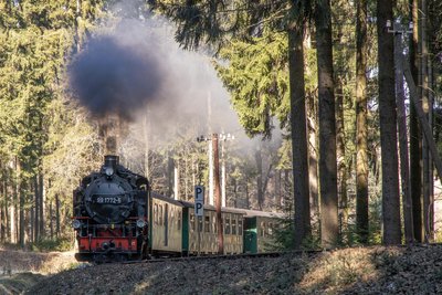 Wenn die Dampfloks der Fichtelbergbahn durchs Erzgebirge schnaufen, klingt das für viele Fans wie Musik in den Ohren. Doch vorerst müssen sie darauf verzichten.