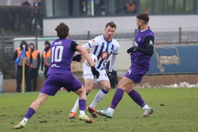 Erzgebirge Aue testete am Samstag gegen die Hertha.
