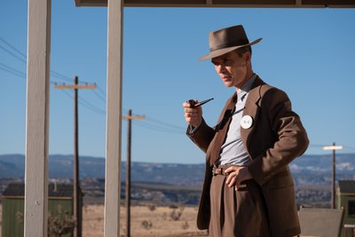 Am Ende doch bombig: Cillian Murphy als Robert Oppenheimer in einer Szene des Films "Oppenheimer".