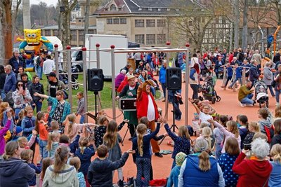„Osterlungwitz“ soll wieder für Trubel im Stadtpark an der Robert-Koch-Straße sorgen.