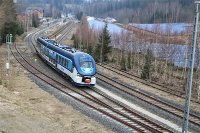 Trotz regelmäßiger Zugverbindung sind nur wenige von Johanngeorgenstadt nach Tschechien unterwegs.