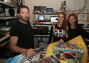 Martin Richtsteiger, Katrin Mauksch und Ina Weise vom Clubkino e.V. (von links).
