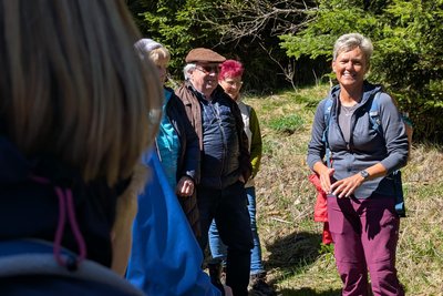 Jana Kowarik unterhielt die Gäste mit Anekdoten und Informationen.