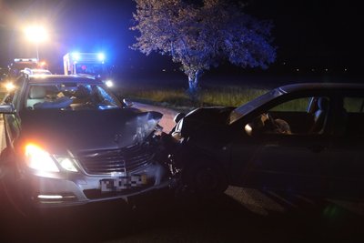 Die Unfallstelle am Dienstagabend.