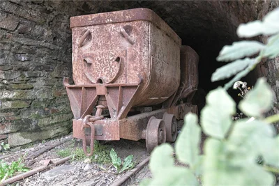 Auf der Anlage des Abrahamschachtes.