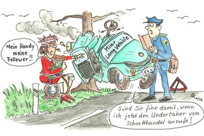 Ein Crash kann nicht nur das Handy, sondern auch die Follower kosten.