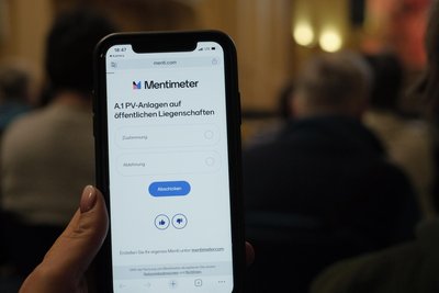 ...konnten die Anwesenden über die Maßnahmen abstimmen.