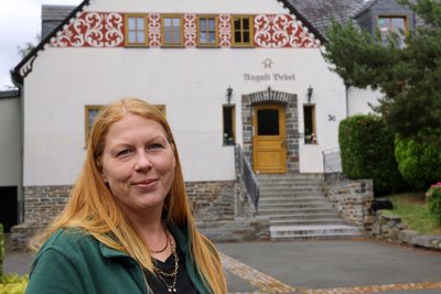 Einrichtungsleiterin Nicole Baumann bekennt: „Ohne die Pädagoginnen vor Ort bin ich gar nichts.“