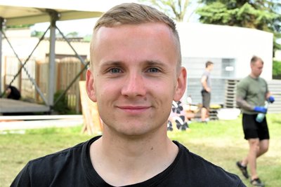 Erik Militzer ist Chef des Jugendclubs Berthelsdorf in Hainichen.