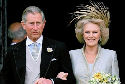Gaben sich 2005 das Jawort: Der britische Prinz Charles und seine Braut Camilla, Herzogin von Cornwall.