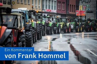 Die angekündigten Bauernproteste haben eine Dynamik über das Anliegen der Landwirte hinaus angenommen.