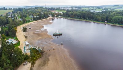 Der Filzteich in Schneeberg wird abgelassen. Am 2. Oktober ist Karpfenernte.