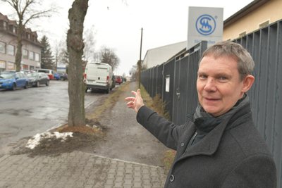 Knut Ebert vom Sächsischen Metallwerk begrüßt das Straßenbauprojekt; der Geschäftsführer sieht darin aber auch eine Herausforderung für seine Firma.