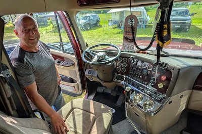 Ulli Kalbs Truck fuhr in Kanada über die Highways.