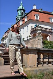 Will Schloss Lichtenwalde als Ausflugsziel für Familien etablieren: Patrizia Meyn, Geschäftsführerin der Schlossbetriebe.