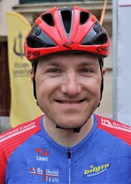 Sebastian Vogel holte sich den sächsischen Titel im Straßeneinzelrennen.