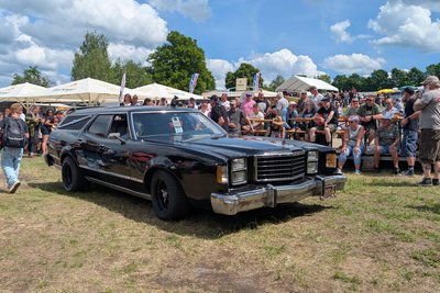 Der Camino von 1959 – umgebaut zu einem Leichenwagen.