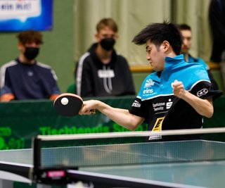 Er kam, sah und punktete: Der Japaner Kazuha Nakamura feierte am vergangenen Wochenende einen guten Einstand beim Drittligisten TTC Sachsenring. 