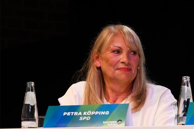 Die Frau für den Konter: Petra Köpping.