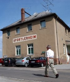 Das alte Sportlerheim in Kändler wird abgerissen. 
