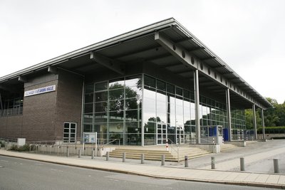 Die Richard-Hartmann-Halle in Chemnitz wird ab Montag eine Unterkunft für Geflüchtete aus der Ukraine.
