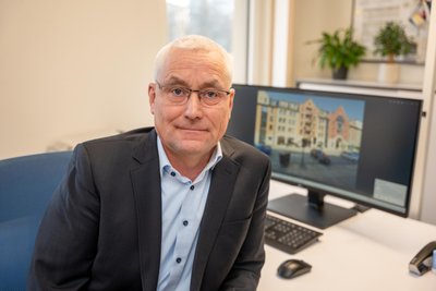 WBG-Geschäftsführer Ulrich Jacob will in diesem Jahr an der Bahnhofstraße ein lang geplantes Projekt voranbringen.