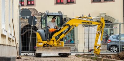 Der Zugang an der Weberstraße 4 ist derzeit gesperrt.