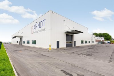 Zu den abgeschlossenen Projekten zählt die Erweiterung einer Produktionshalle für Arndt Fenstertechnik bei Hof.