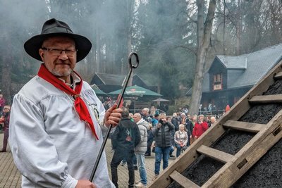 Ein Mann, der andere mitreißt: Hobby-Köhler und Unternehmer Heiko Schmidt.