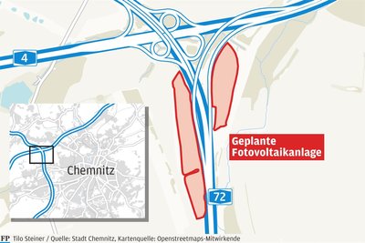 Das vorgesehen Gelände erstreckt sich beiderseits der Autobahn und ist im Moment bewirtschaftetes Ackerland.